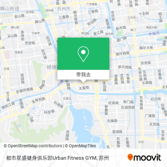 都市星盛健身俱乐部Urban Fitness GYM地图