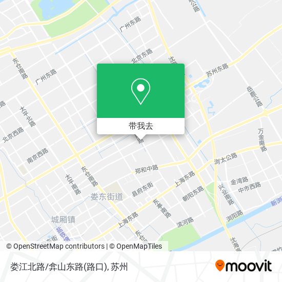 娄江北路/弇山东路(路口)地图