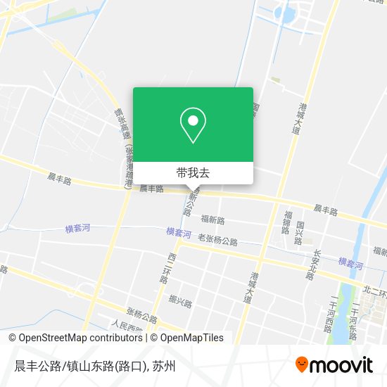 晨丰公路/镇山东路(路口)地图