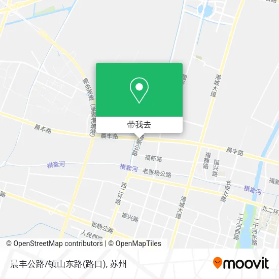 晨丰公路/镇山东路(路口)地图