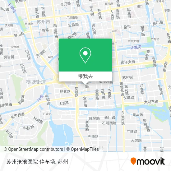 苏州沧浪医院-停车场地图