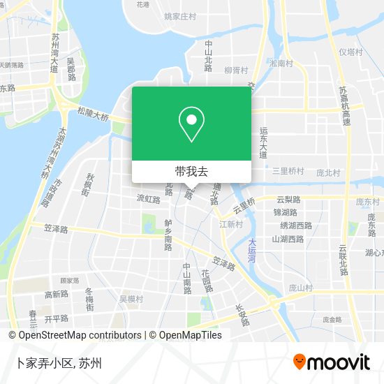 卜家弄小区地图