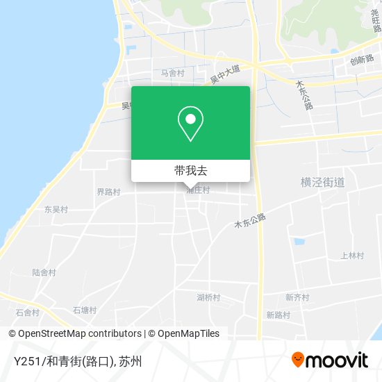 Y251/和青街(路口)地图