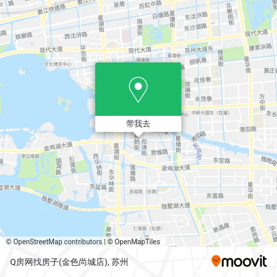 Q房网找房子(金色尚城店)地图