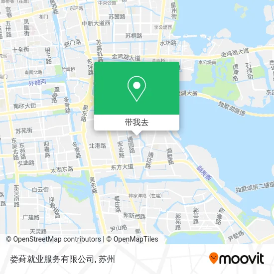 娄葑就业服务有限公司地图