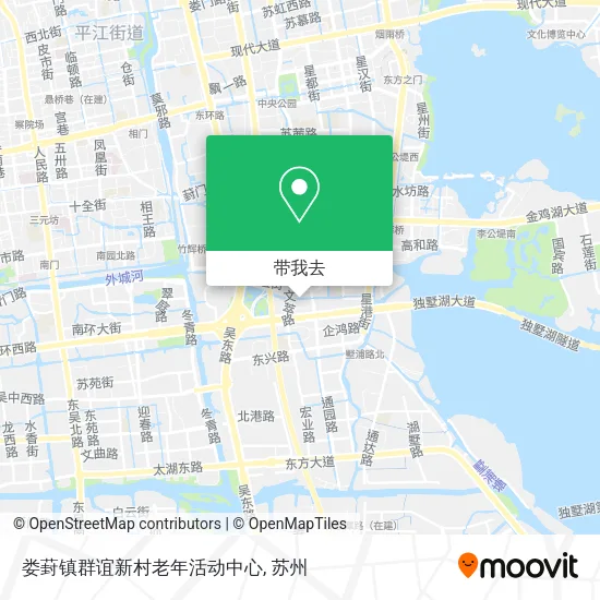 娄葑镇群谊新村老年活动中心地图