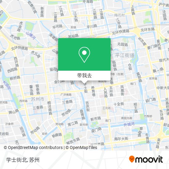 学士街北地图