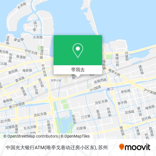 中国光大银行ATM(唯亭戈巷动迁房小区东)地图