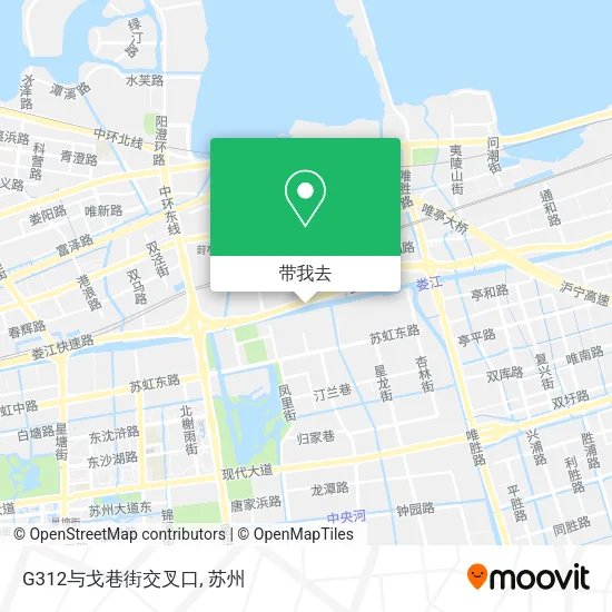 G312与戈巷街交叉口地图