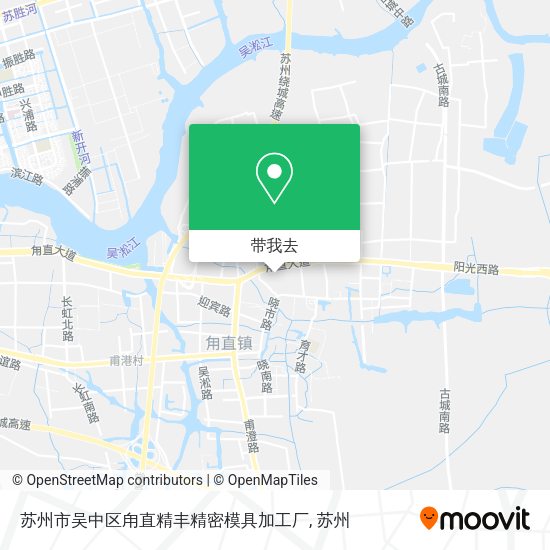 苏州市吴中区甪直精丰精密模具加工厂地图