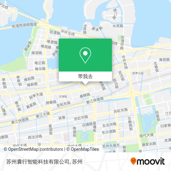 苏州囊行智能科技有限公司地图