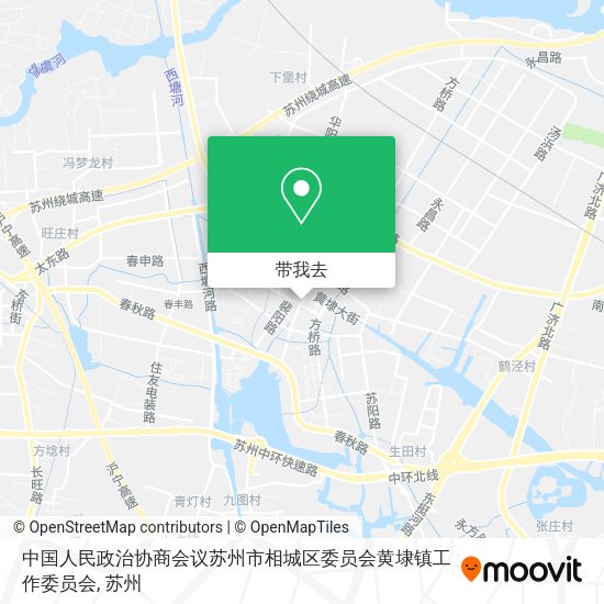 中国人民政治协商会议苏州市相城区委员会黄埭镇工作委员会地图