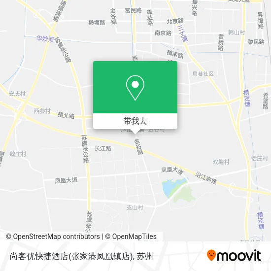 尚客优快捷酒店(张家港凤凰镇店)地图
