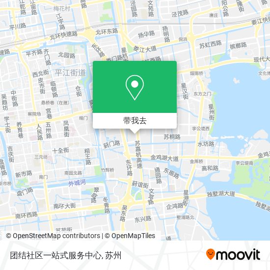 团结社区一站式服务中心地图