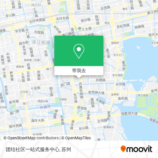 团结社区一站式服务中心地图