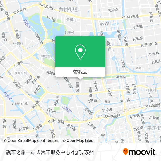 靓车之旅一站式汽车服务中心-北门地图