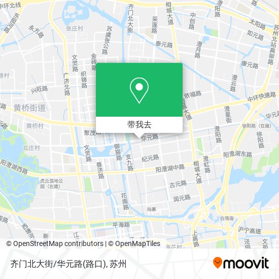 齐门北大街/华元路(路口)地图