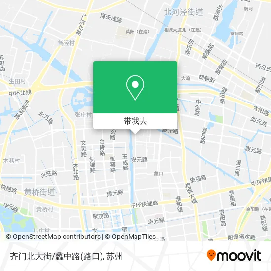 齐门北大街/蠡中路(路口)地图