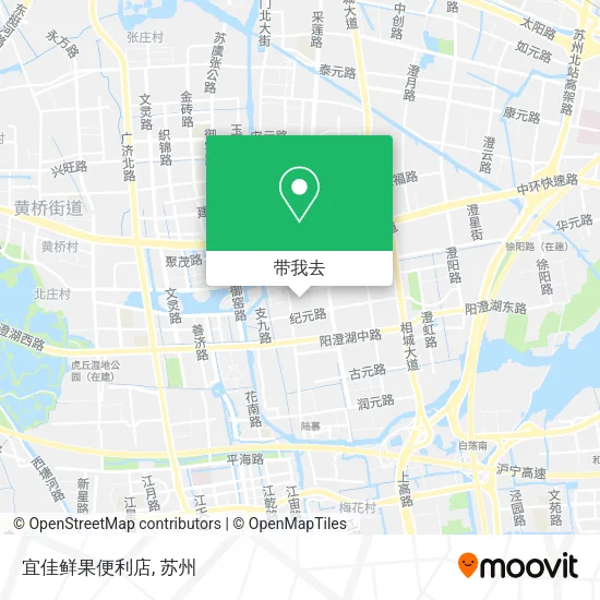 宜佳鲜果便利店地图