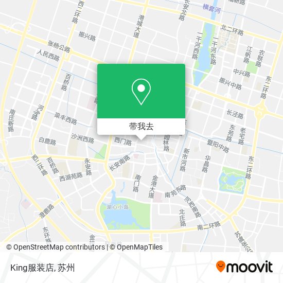 King服装店地图