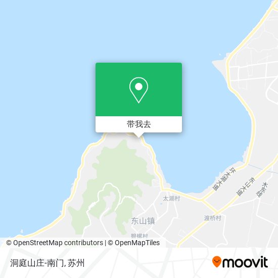 洞庭山庄-南门地图