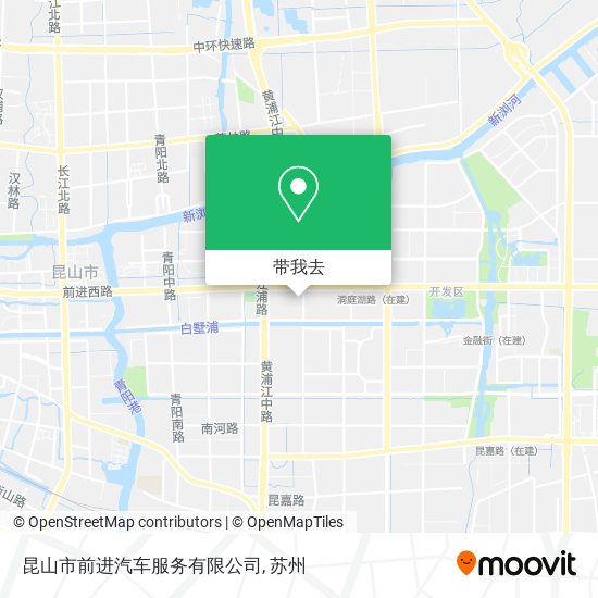 昆山市前进汽车服务有限公司地图