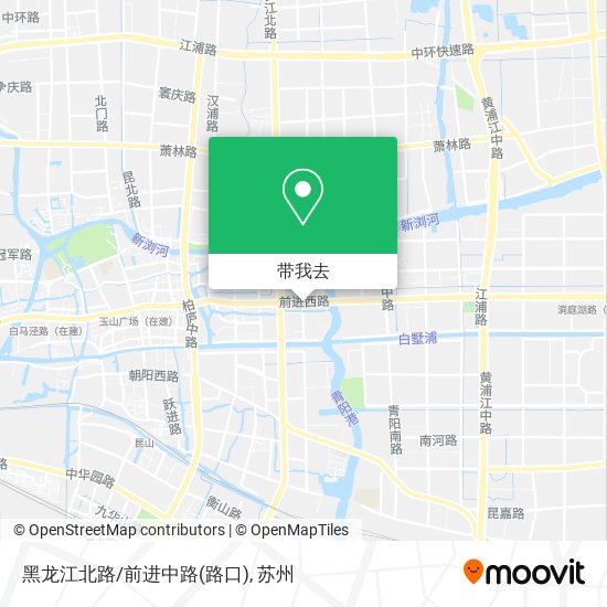 黑龙江北路/前进中路(路口)地图