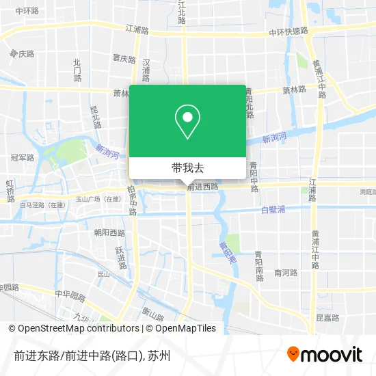 前进东路/前进中路(路口)地图