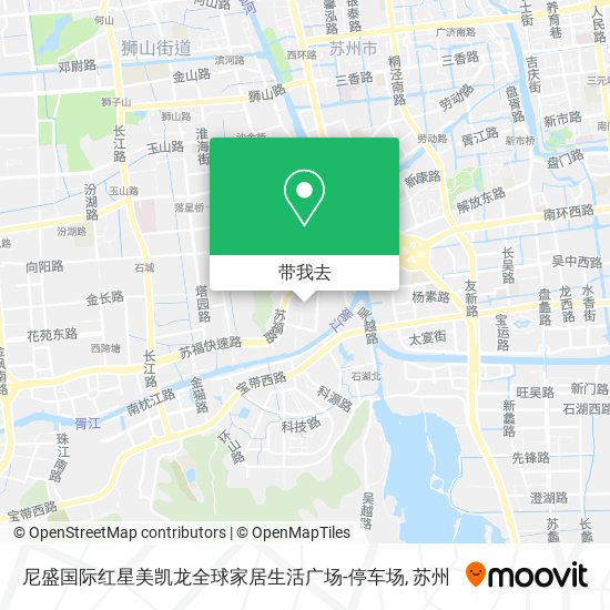 尼盛国际红星美凯龙全球家居生活广场-停车场地图