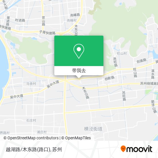 越湖路/木东路(路口)地图