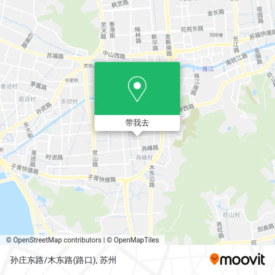 孙庄东路/木东路(路口)地图