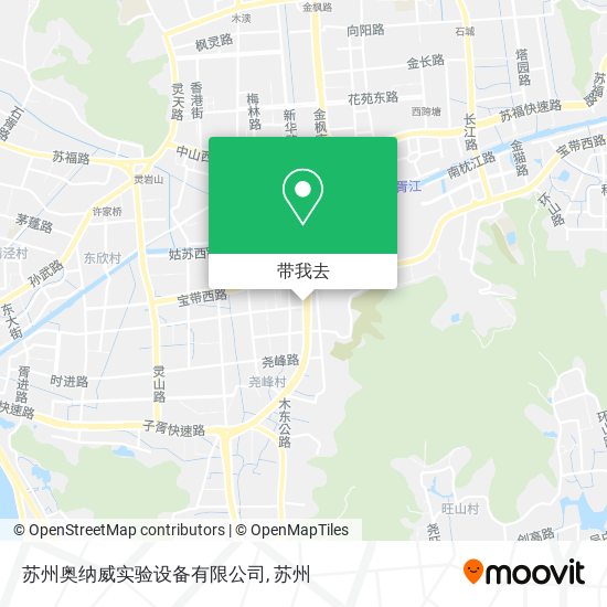 苏州奥纳威实验设备有限公司地图