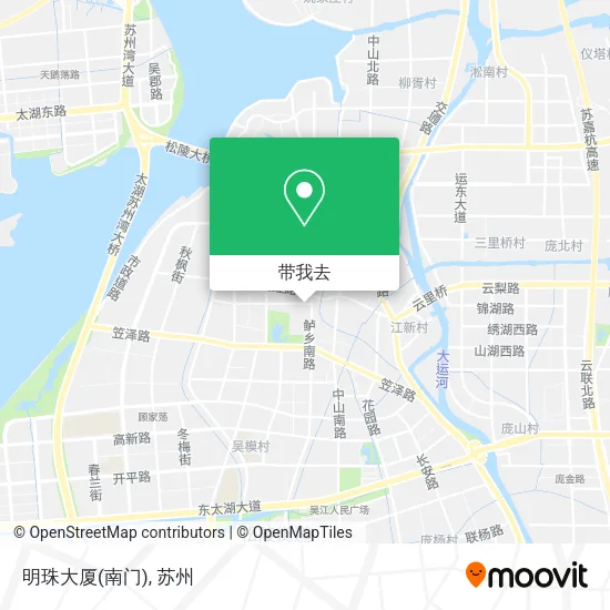 明珠大厦(南门)地图