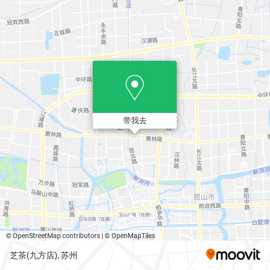 芝茶(九方店)地图