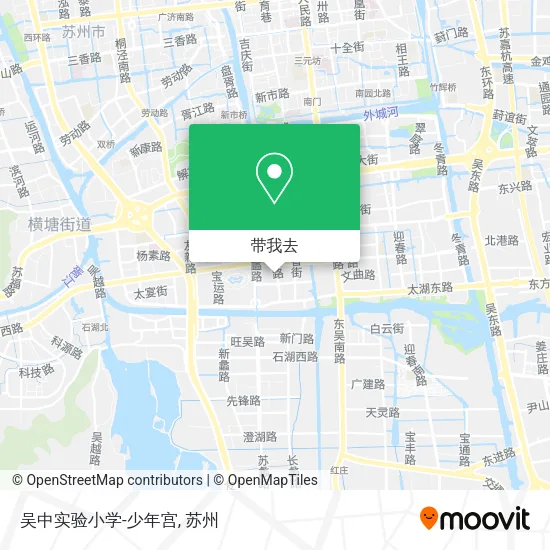 吴中实验小学-少年宫地图