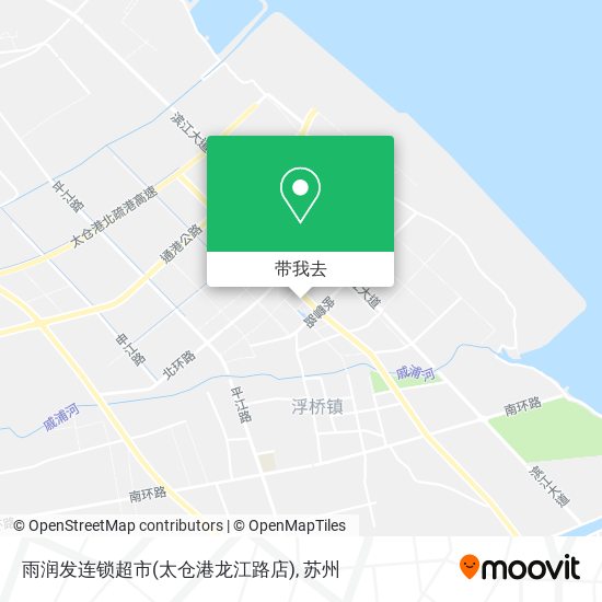 雨润发连锁超市(太仓港龙江路店)地图
