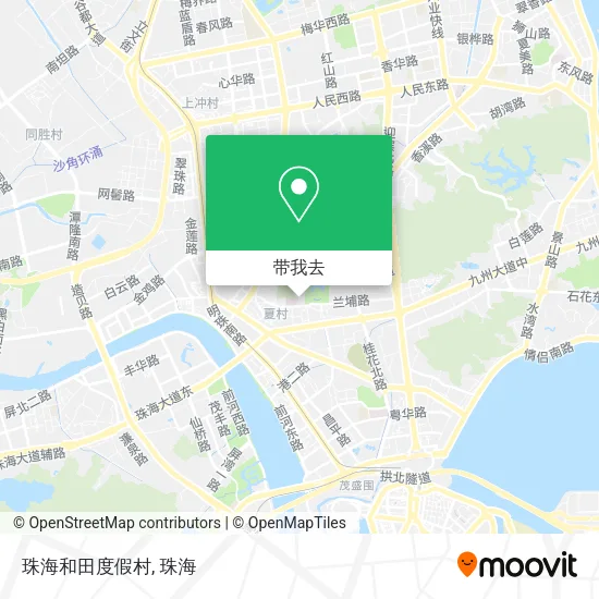 珠海和田度假村地图