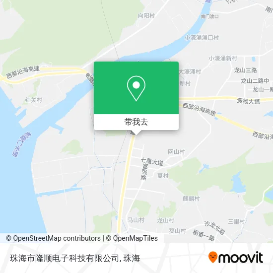 珠海市隆顺电子科技有限公司地图