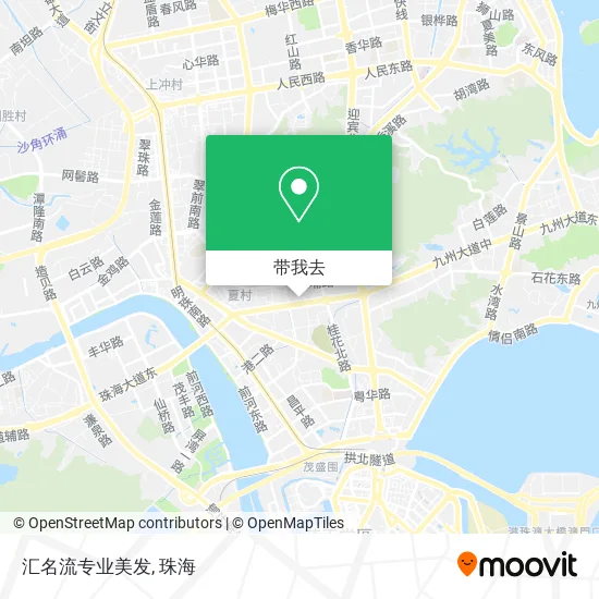 汇名流专业美发地图