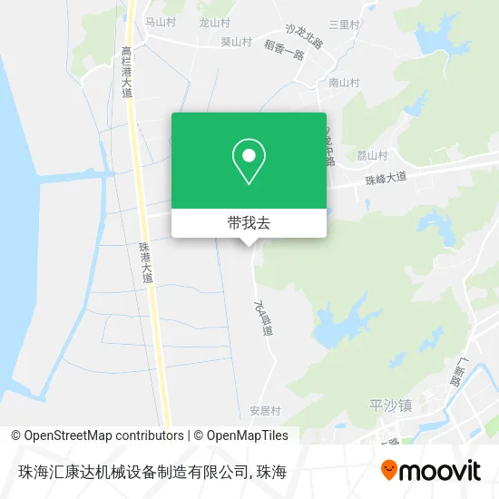 珠海汇康达机械设备制造有限公司地图