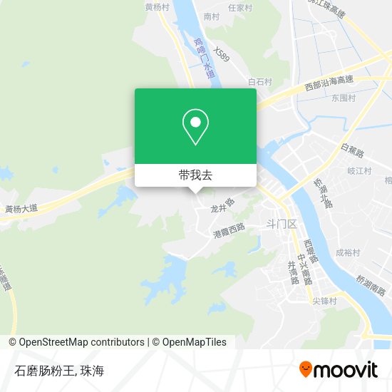 石磨肠粉王地图