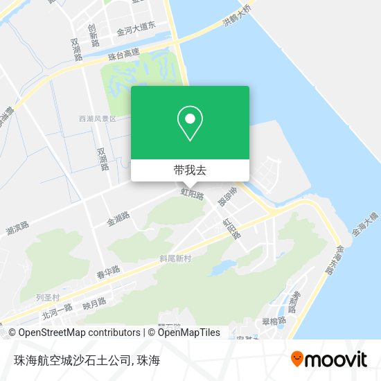 珠海航空城沙石土公司地图