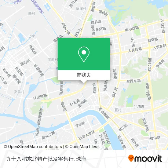 九十八稻东北特产批发零售行地图