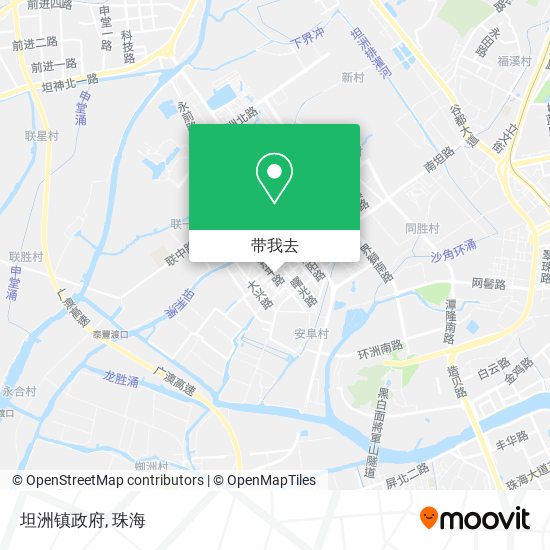 坦洲镇政府地图