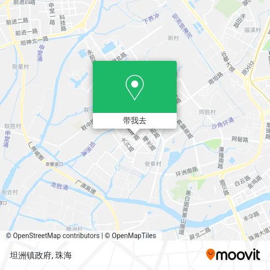 坦洲镇政府地图