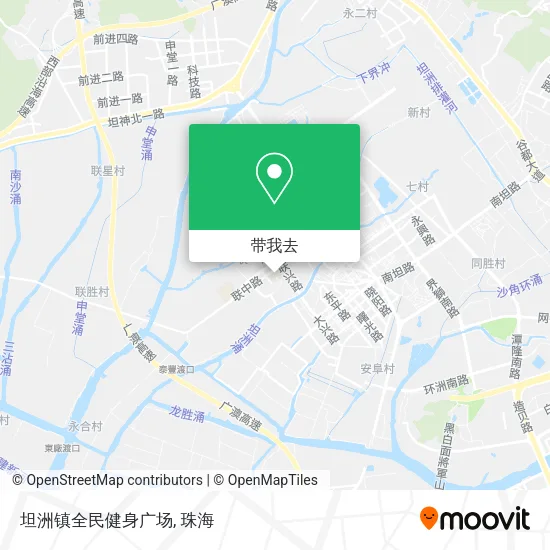 坦洲镇全民健身广场地图