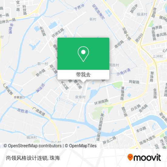 尚领风格设计连锁地图