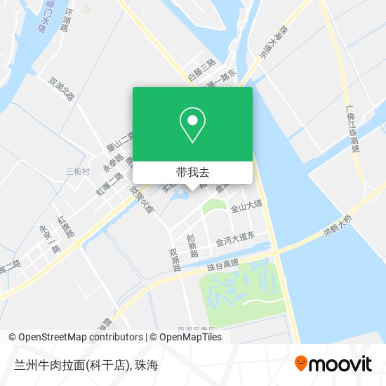 兰州牛肉拉面(科干店)地图