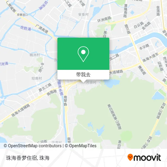 珠海香梦住宿地图