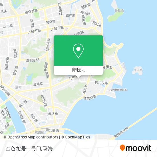 金色九洲-二号门地图
